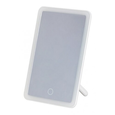 Misty kozmetikai tükör LED világítással, micro-USB töltős (4W) szögletes