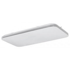 Oscar mennyezeti LED lámpa, téglalap alakú, csillogó effekttel (36W/2520lm) természetes fehér, fehér+króm