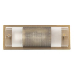 Periodic fürdőszobai fali lámpa, IP20 (E14) bronz, 24 cm széles