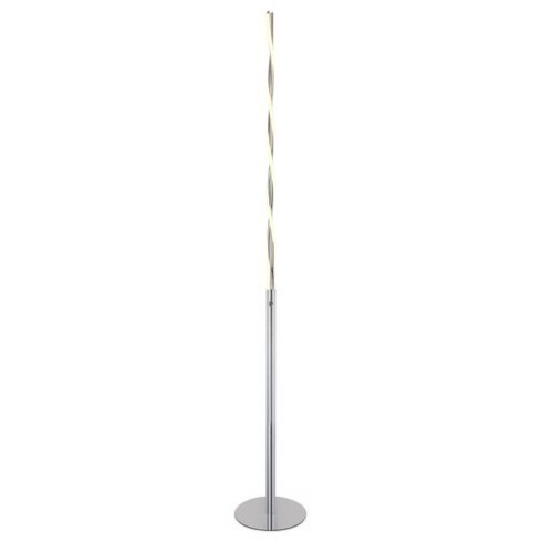 Raina modern LED állólámpa kapcsolóval, sodort forma (27W) meleg fehér - 180 cm magas