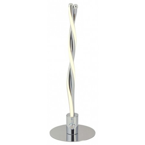 Raina modern éjjeli lámpa kapcsolóval, sodort forma (12W) meleg fehér - 43 cm magas