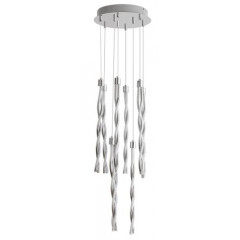 Raina modern LED függeszték, sodort forma (60W) meleg fehér