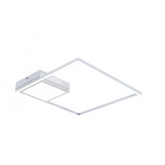 Sirius mennyezeti LED lámpa (30W) természetes fehér, szögletes - króm