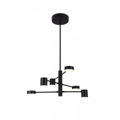 Solomon 6 karú LED függeszték, modern nappali világítás (30W) természetes fehér