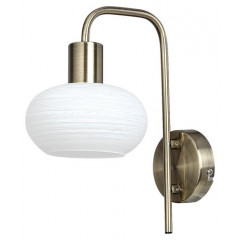 Sorina elegáns fali lámpa antik bronz színben (E14)