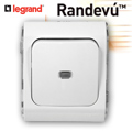 Randevú 1 pólusú nyomó fényjelzéssel (250V~/10AX)