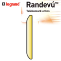 Randevú végdarab - sárga