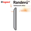 Randevú végdarab - szürke