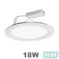 Rounda LED panel IP44 fehér (224 mm) 18W - természetes f.