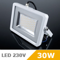 Slim LED reflektor (30W/100°) Fehér, Meleg fény