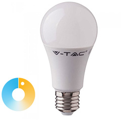 E27 LED lámpa (9W/200°) Körte - állítható színhőmérséklet (CCT)