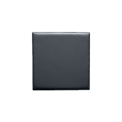 Kerma bőr falpanel, bőrpanel, Arden-617 Sötétszürke (25x25 cm)