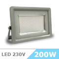 Slim LED reflektor (200W/100°) Természetes fényű