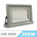 Slim LED reflektor (300W/100°) Természetes fényű
