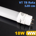 LED T8 fénycső (120 cm) 18W - VT Rota (3000K)