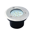 Gordo LED 14 SMD-O talajba építhető LED lámpa, kerek (0.7W) hideg fehér IP66