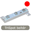 x.SuperFlux Trispot 12V beltéri - piros
