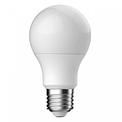 E27 LED lámpa (7W/240°) kisgömb - meleg fehér