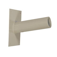 Utcai LED lámpákhoz fali tartó konzol (ø48mm/80°) szürke