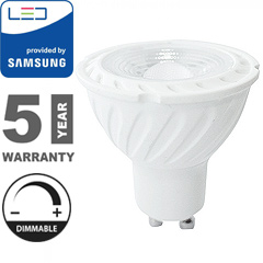 LED lámpa GU10 (6W/110°) meleg fehér, dimmelhető, PRO Samsung