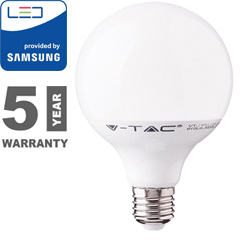 E27 LED lámpa (17W/200°) G120 - természetes fehér, PRO Samsung