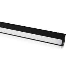 Mágneses sínes LED lámpa (DC24V) - 30W (100° - fekete) természetes fehér