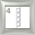 Valena-keret alumínium, függőleges (4-es)