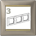 Valena-keret titánium-arany, (3-as)