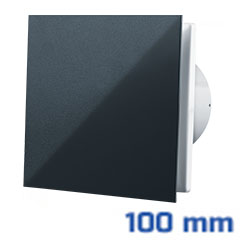 Előlap 100 Solid ventilátorhoz (100 mm) fekete zafír