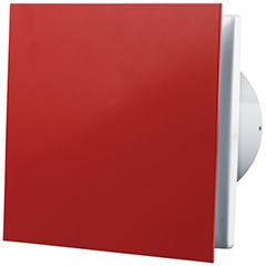 Előlap 100 Solid ventilátorhoz (100 mm) piros