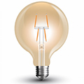 LED lámpa E27 Filament (4W/300°) G80 - 2200K Kifutó!