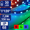 Flexi LED szalag vízálló (5050-30-BN) - RGB