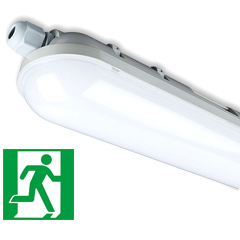 Vészvilágító F-Series mennyezeti IP65 LED lámpatest (36W) 120 cm, 4500K
