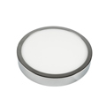 Falon kívüli LED panel (kör alakú) 12W - króm - hideg fehér