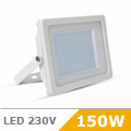 Slim LED reflektor (150W/100°) Fehér ház, Meleg fényű