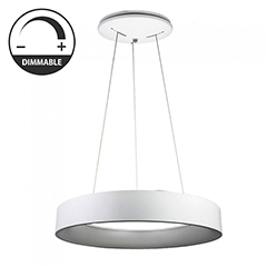 Ledes design csillár (30W) - meleg fényű, dimmelhető, fehér