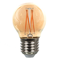 LED lámpa E27 Cross Filament (4W/300°) Vintage kisgömb - mf.