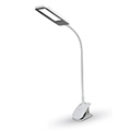 Asztali LED lámpa fényerő és színhőm. állítás (7W) fehér klipsz