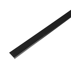 Mágneses sínes LED lámpa rendszer (DC24V) - fedlap, 1 méter, fekete