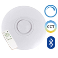 SMART Hangszóróval egybeépített, csillagfény hatású, távirányítós mennyezeti LED lámpa (36W) FullColor