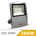 Slim LED reflektor (200W/110°) Italian Design, Meleg fényű