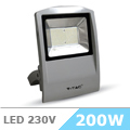 Slim LED reflektor (200W/110°) Italian Design, Természetes f