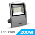 Slim LED reflektor (200W/110°) Italian Design, Hideg f