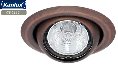 Beépíthető spot lámpatest Argus CT-2117 réz