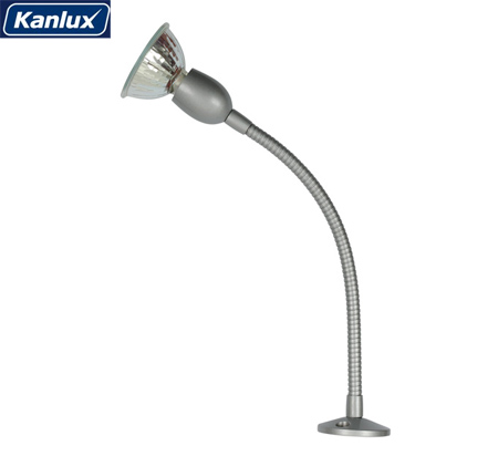 Bútorvilágító flexibilis karral, Salut GU5.3 matt króm