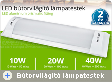 LED bútorvilágító lámpatestek - komplett szett