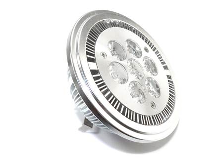 x.LED lámpa AR111 (PowerLED/7W/30°) meleg fehér