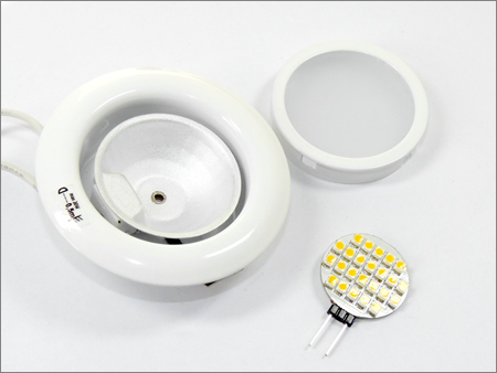 -Szett: Gavi bútorspot + G4 (1.9W/3200K) LED lámpa - Fehér