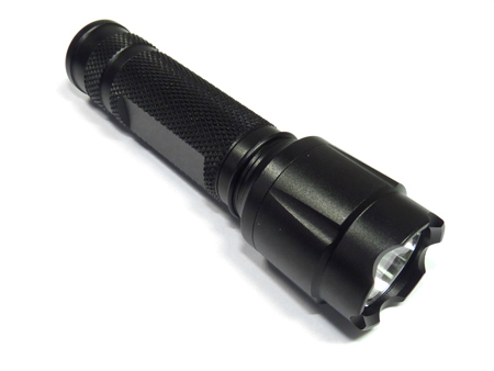 x.LED Torch - Elemes LED lámpa PowerLED 1W - fekete