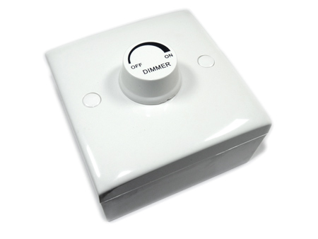 Fali LED szalag dimmer (12V DC) - potméteres dobozzal - 96W